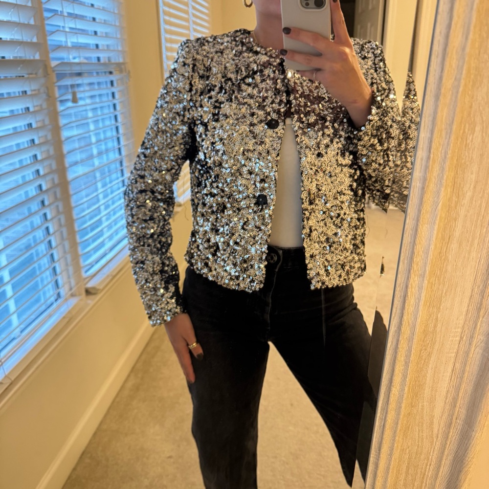 Zara sequin jacket - Picture 10 of 14